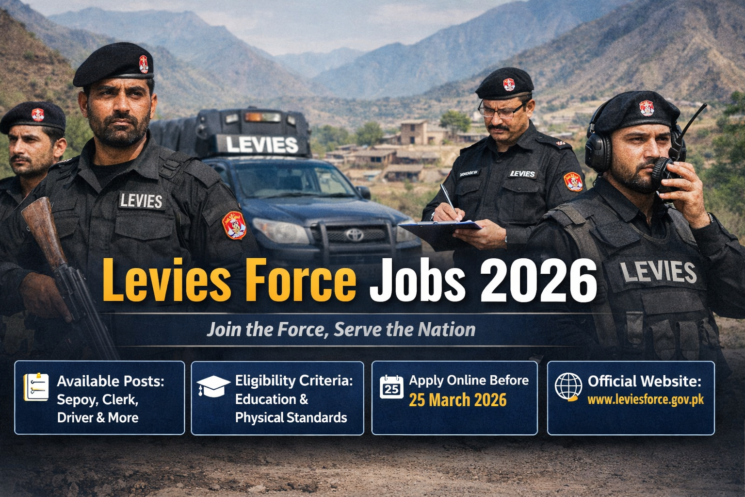 Levies Force Jobs 2026 Latest Vacancies, Eligibility, and How to Apply