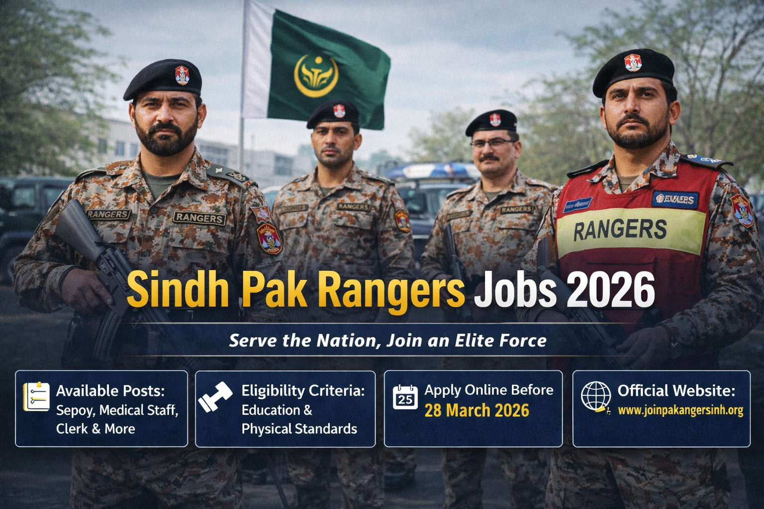 Sindh Pak Rangers Jobs 2026 Apply Online for Latest Recruitment Opportunities